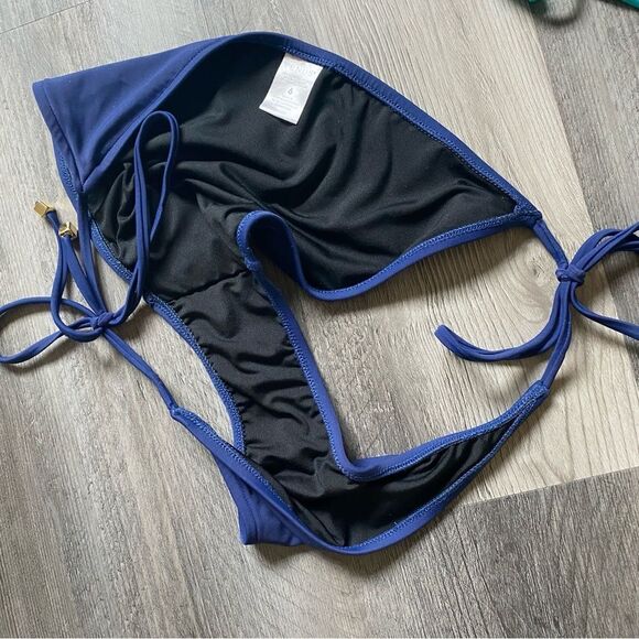 VENUS Bikini Set Blue Swimsuit Adjustable 34D Top 6 Bottom - Picture 9 of 11